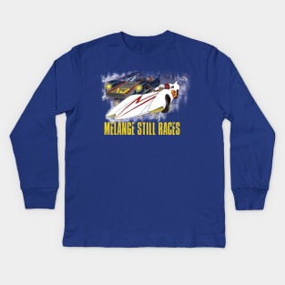 Melange Still Races Kids Long Sleeve T-Shirt